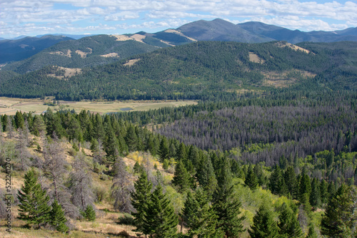 View to Beaverhead-Deerlodge National Forest near Helena photo