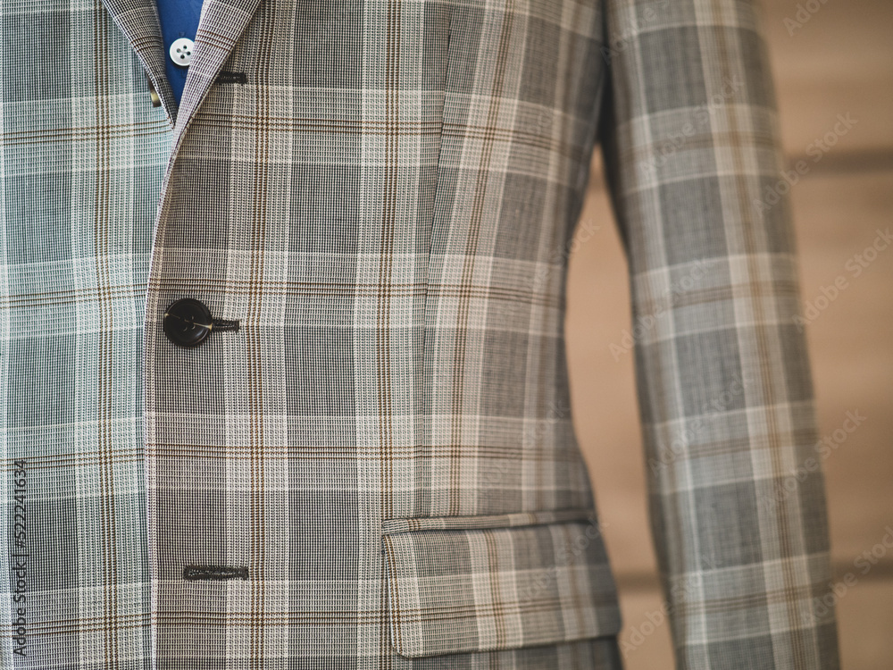 Tailor suit detail close up Tailor suit detail close up