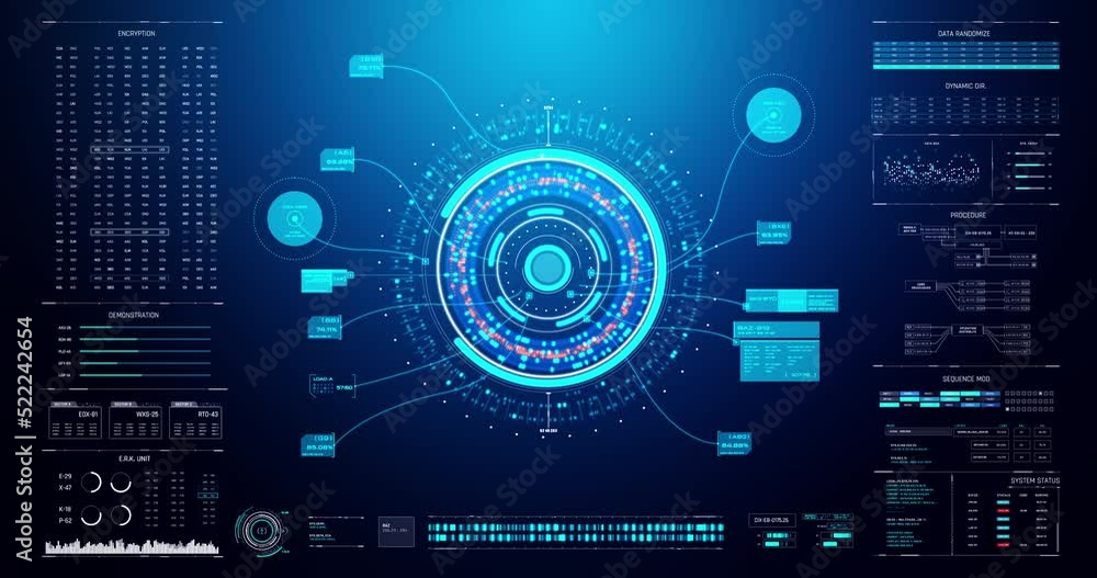 Head up display interface template futuristic cyber and technology concept Head up display interface template futuristic cyber and technology concept