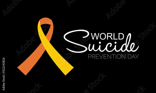 World Suicide prevention day is observed every year on September 10 For banner, poster, card and background design.