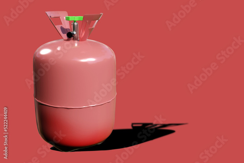 Refrigerants inside gas cyl...