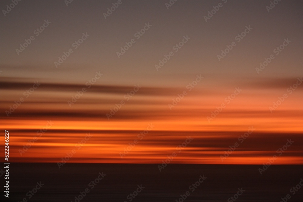 Fototapeta premium Blurred sunset