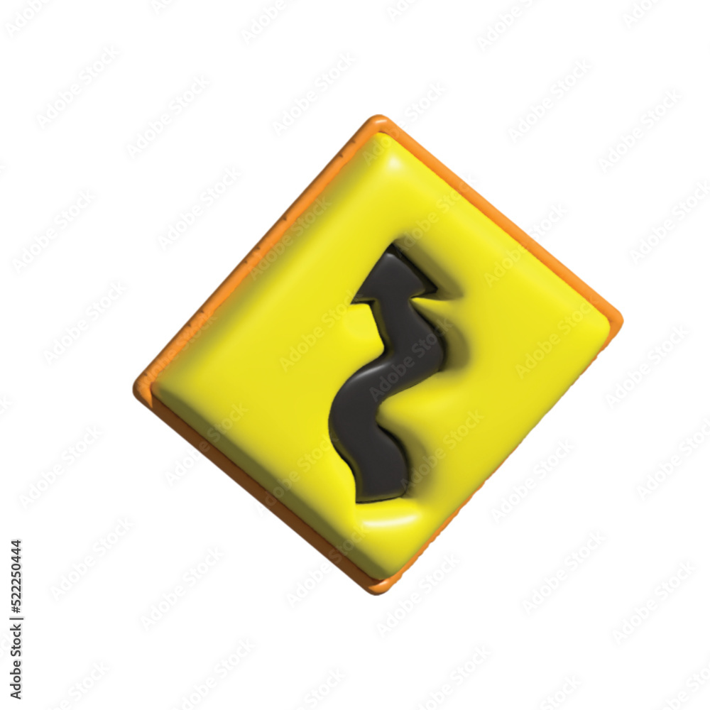 yellow sign isolated on white yellow sign isolated on white