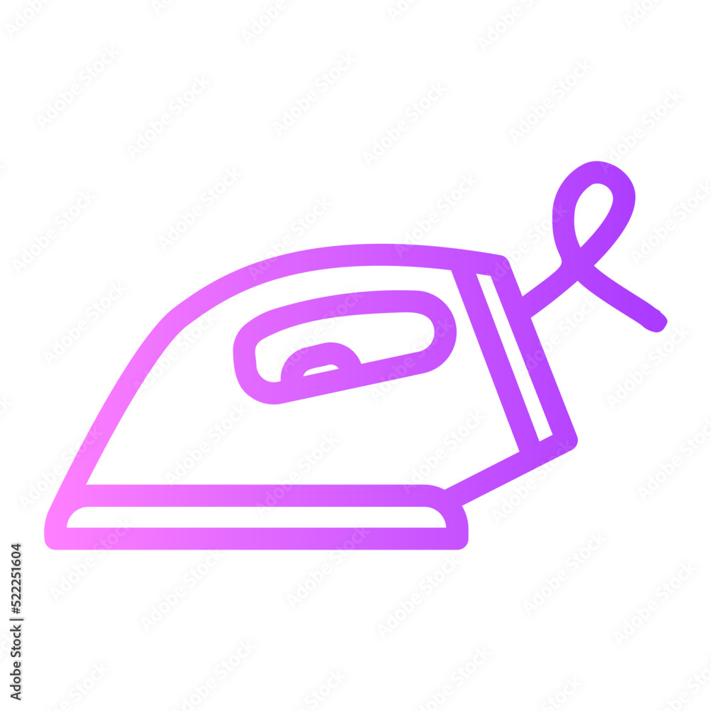 iron gradient icon iron gradient icon