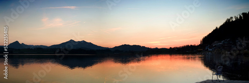 Hopfensee von Bayern im Allg  u Alpenpanorama