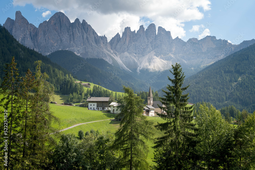 St.Madalena chuch in the mountains of South Tyrol St.Madalena chuch in the mountains of South Tyrol