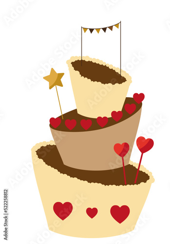 tort urodziny wesele święta smaczny pieczony zdobiony ciacho ciastko bułka