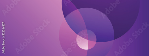 Abstract geomtrical vector background with colored gradient, creative overlapping circular shapes with different kinds of light, futuristic concept, paper cut shadow, digital poster for wallpaper art