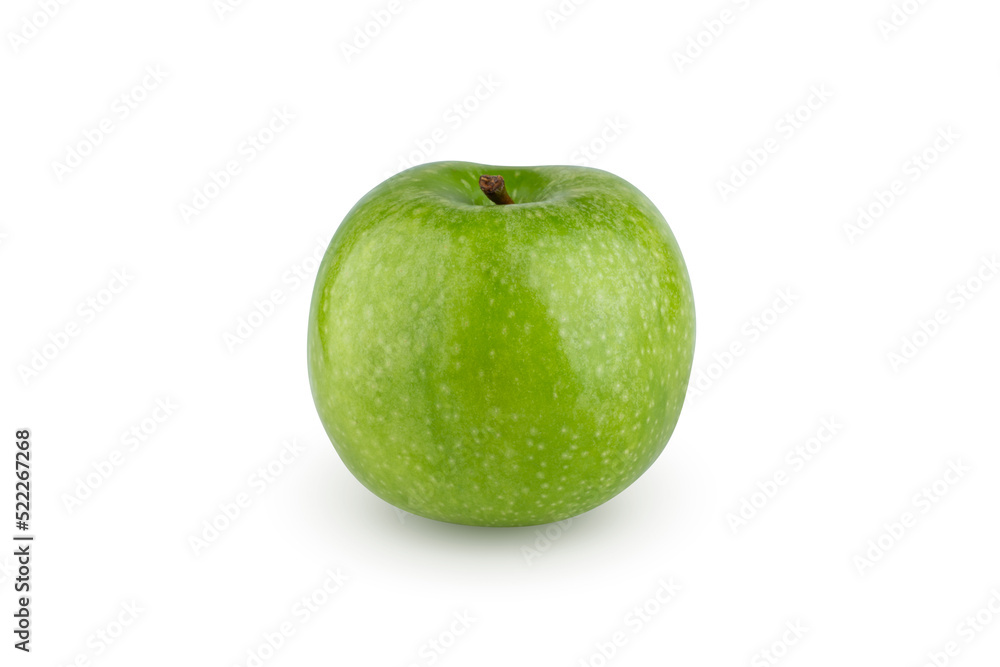 Fresh green apple isolated on white background. Fresh green apple isolated on white background.