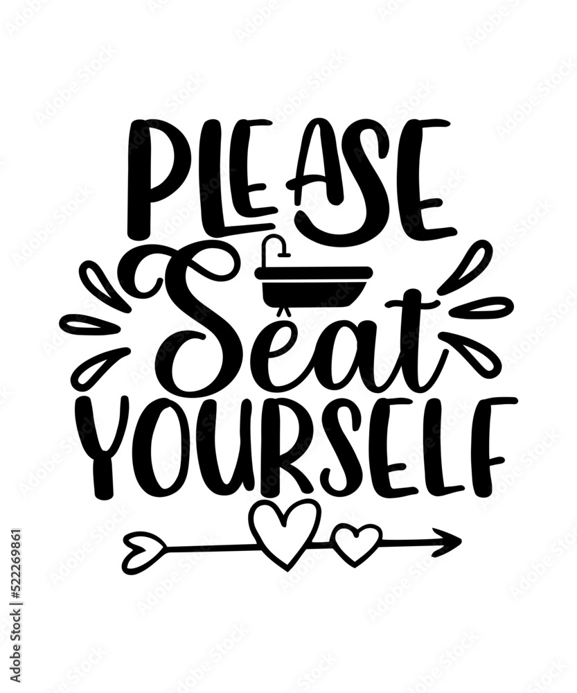 Bathroom Svg, Bathroom Svg Bundle, Bathroom Sign Svg, Washroom Svg