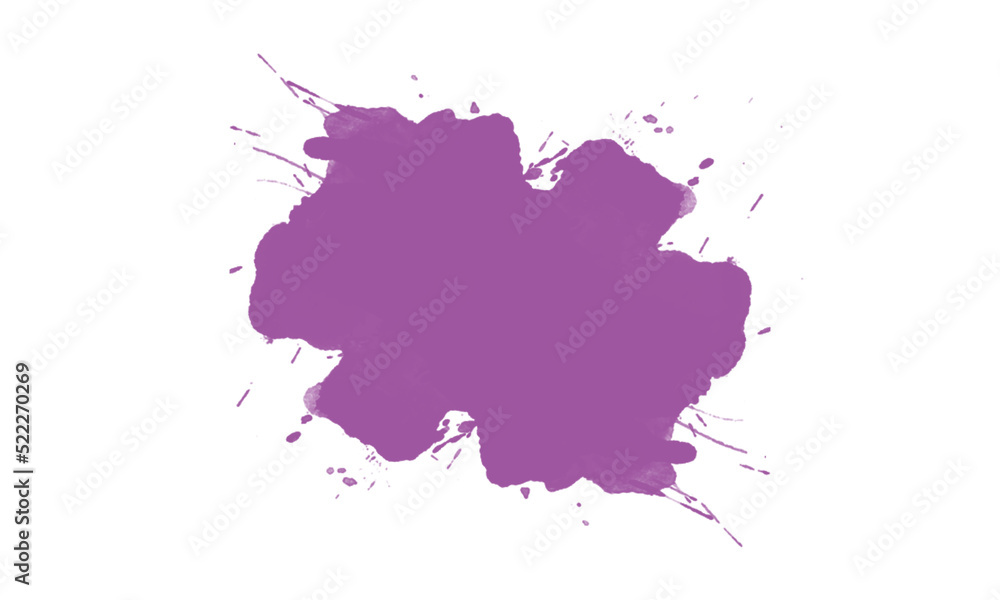 purple abstract brush
