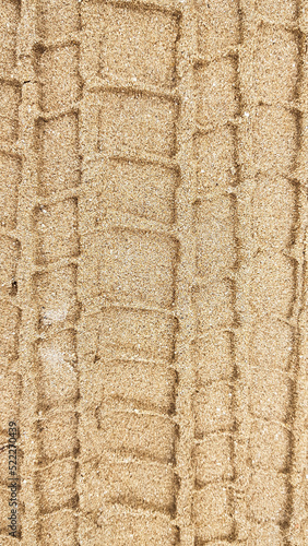 close-up of tire brand