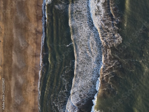 aerial view of beach