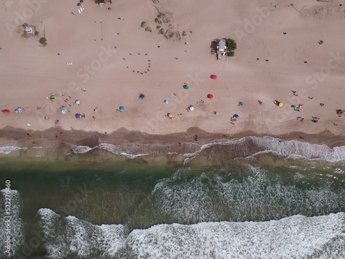 aerial view of beach