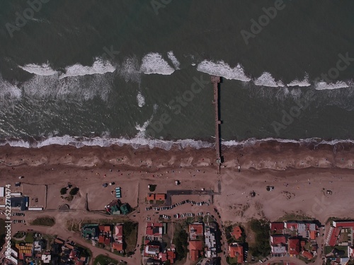 aerial view of beach
