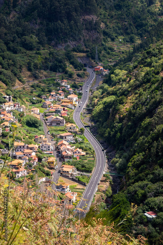 valley view of highway