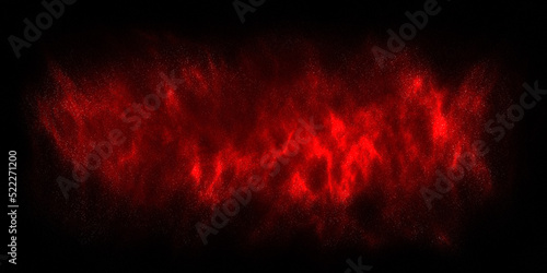 Colorful nebula with shining stars. Infinite universe