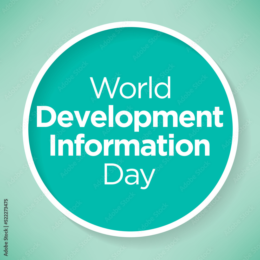 World Development Information day is observed every year on October 24, to draw the attention of the world to development problems and the need to strengthen international cooperation to solve them World Development Information day is observed every year on October 24, to draw the attention of the world to development problems and the need to strengthen international cooperation to solve them