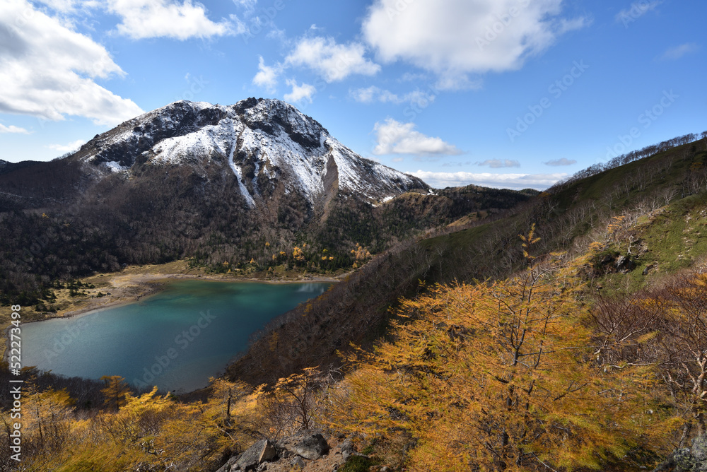 Mountain climbing in winter, Nikko, Shirane