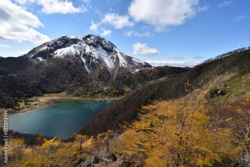Mountain climbing in winter, Nikko, Shirane