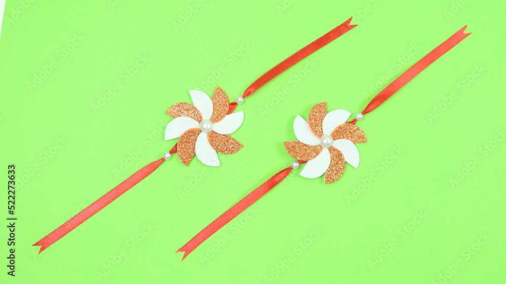 Handmade Rakhi for Raksha Bandhan - Hand Band Bracelet Craft