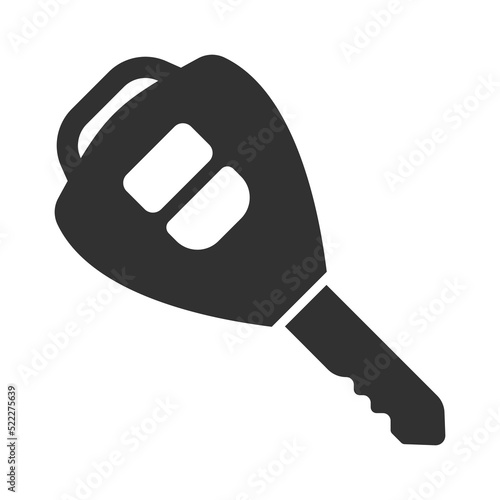 Car key icon. Alarm system chain Vector illustration.