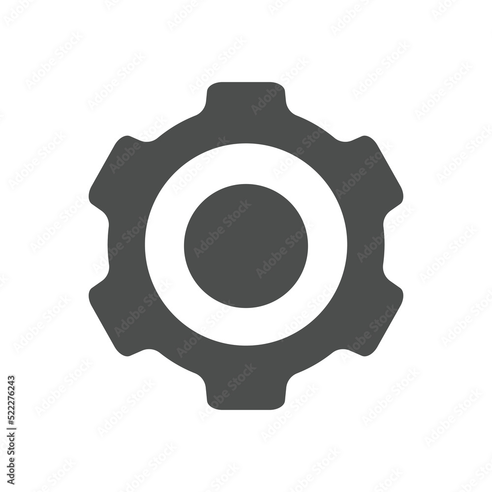 setting/gear icon for ui, social media, website Isolated on white background.
setting/gear icon for ui, social media, website Isolated on white background.