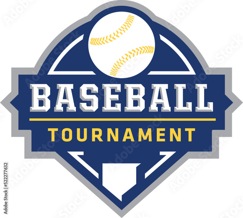 Baseball Tournament Logo photo