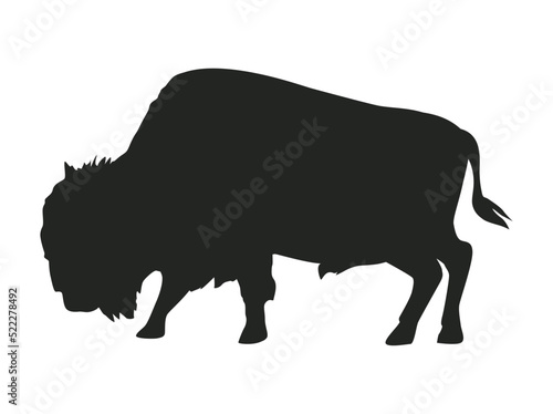 buffalo wild animal silhouette