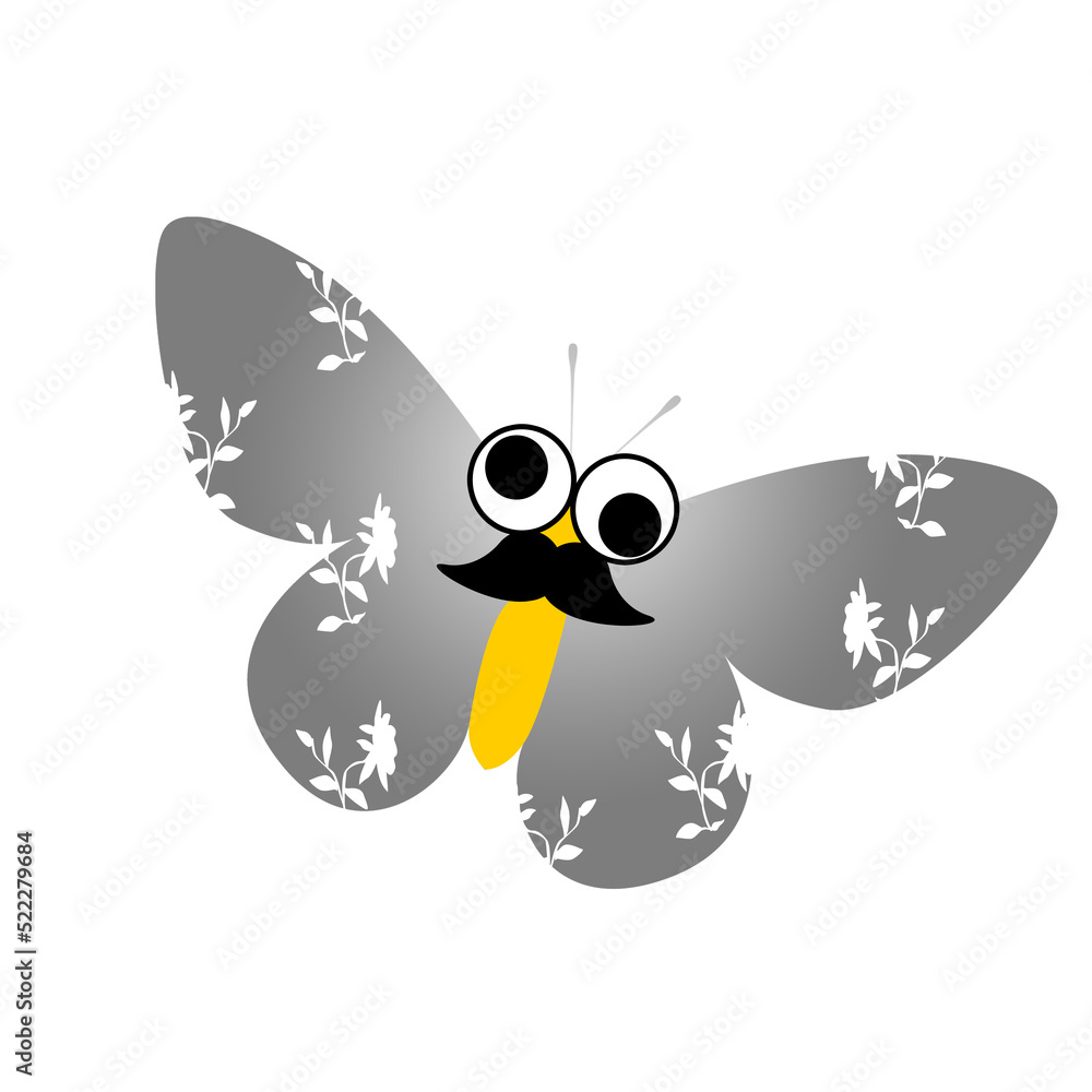 Fototapeta premium Vector Butterfly Clipart