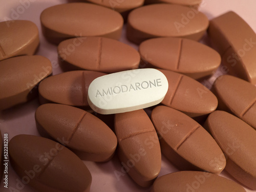 Amiodarone tablet medication photo