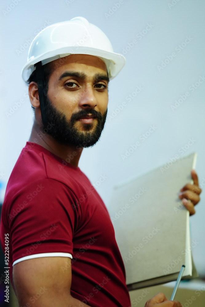 HD image of a young handsome engineer. HD image of a young handsome engineer.