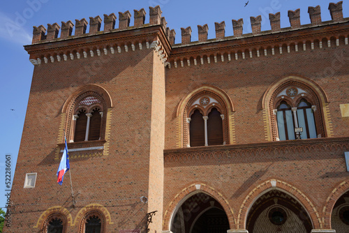 Castelvetro Piacentino, the townhall palace photo