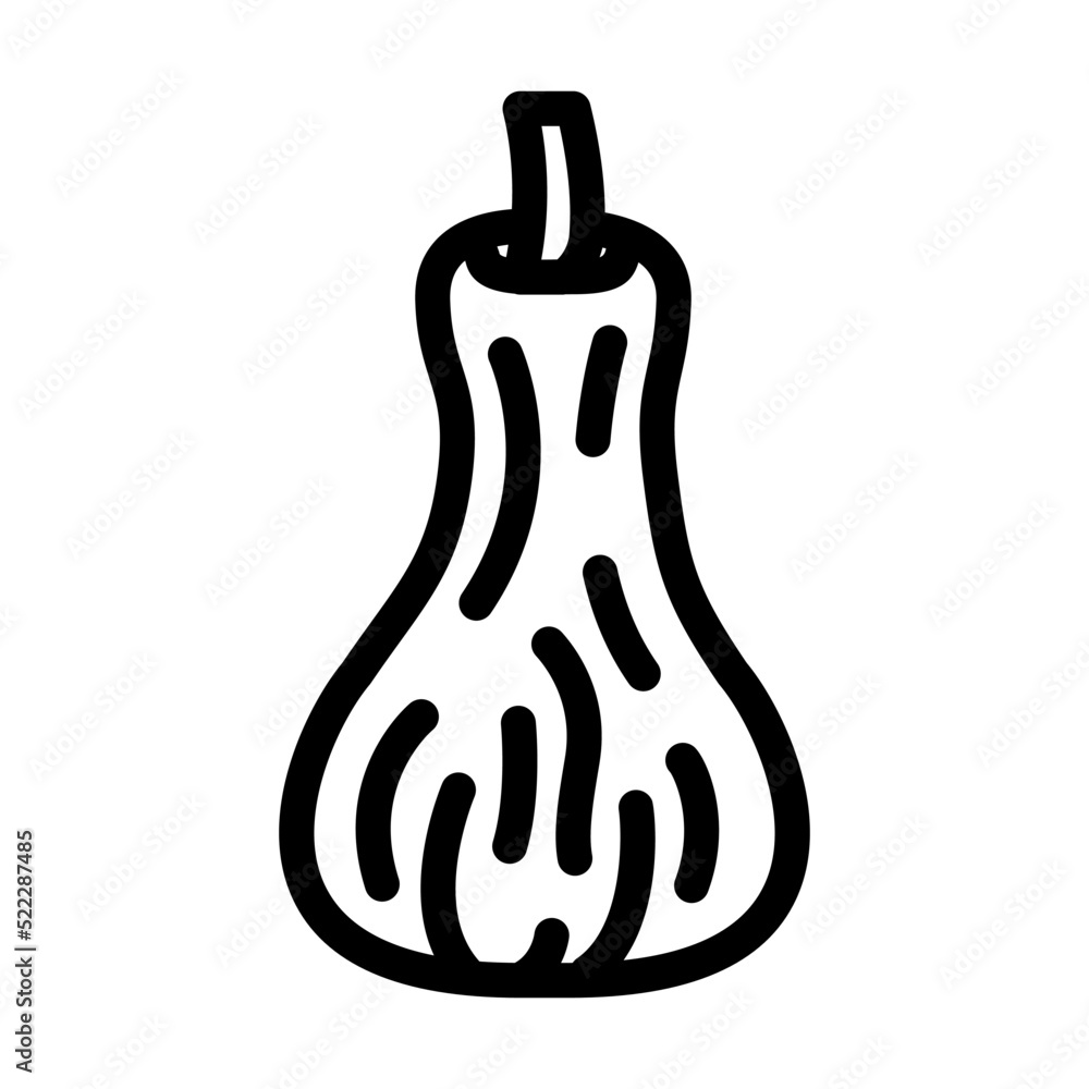pumpkin food ripe line icon vector. pumpkin food ripe sign. isolated contour symbol black illustration pumpkin food ripe line icon vector. pumpkin food ripe sign. isolated contour symbol black illustration