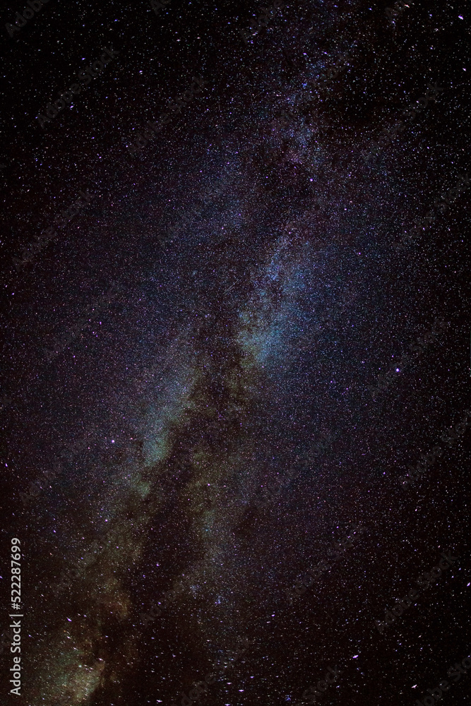 nightscape, night full of stars, view into a bright night sky with Milkyway in the northern hemisphere nightscape, night full of stars, view into a bright night sky with Milkyway in the northern hemisphere