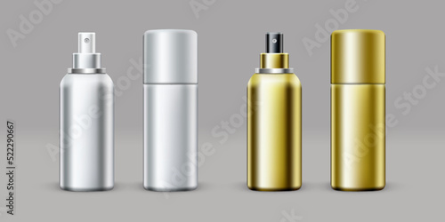 3D Blank Metal Spray Deodorant Bottle With Cap