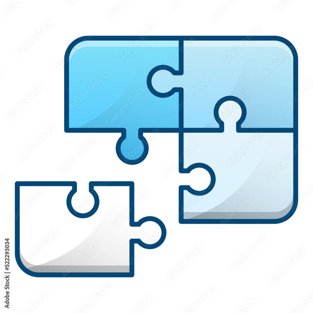 Jigsaw puzzle icon Jigsaw puzzle icon