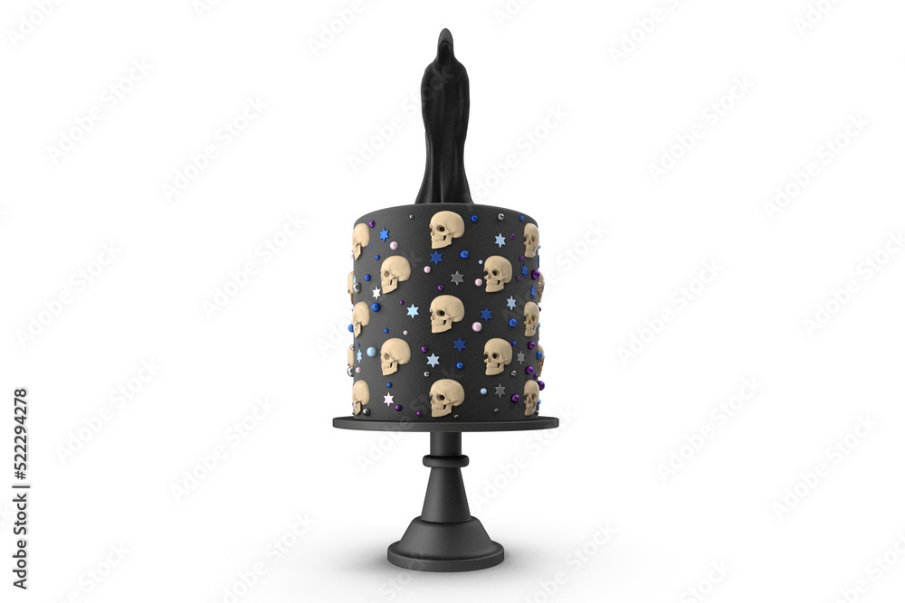 Obraz premium Halloween spooky cake