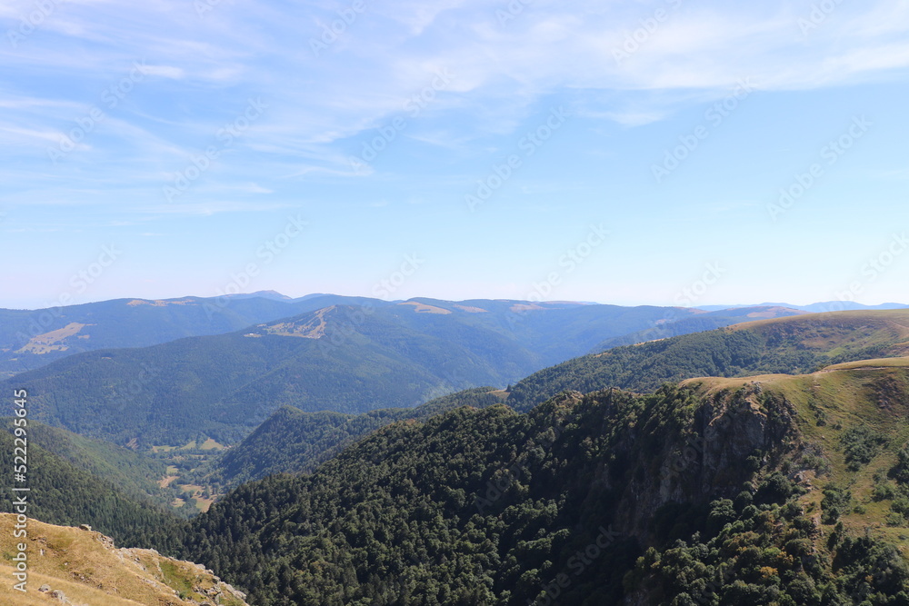 Fototapeta premium Vue des montages vosgiennes