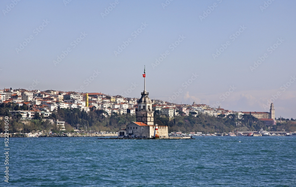 Maiden's Tower (Leander's Tower) in Istanbul. Turkey