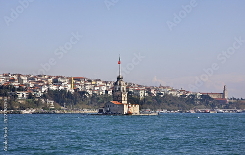 Maiden's Tower (Leander's Tower) in Istanbul. Turkey © Andrey Shevchenko