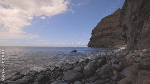 Gran canaria rocky beach  photo