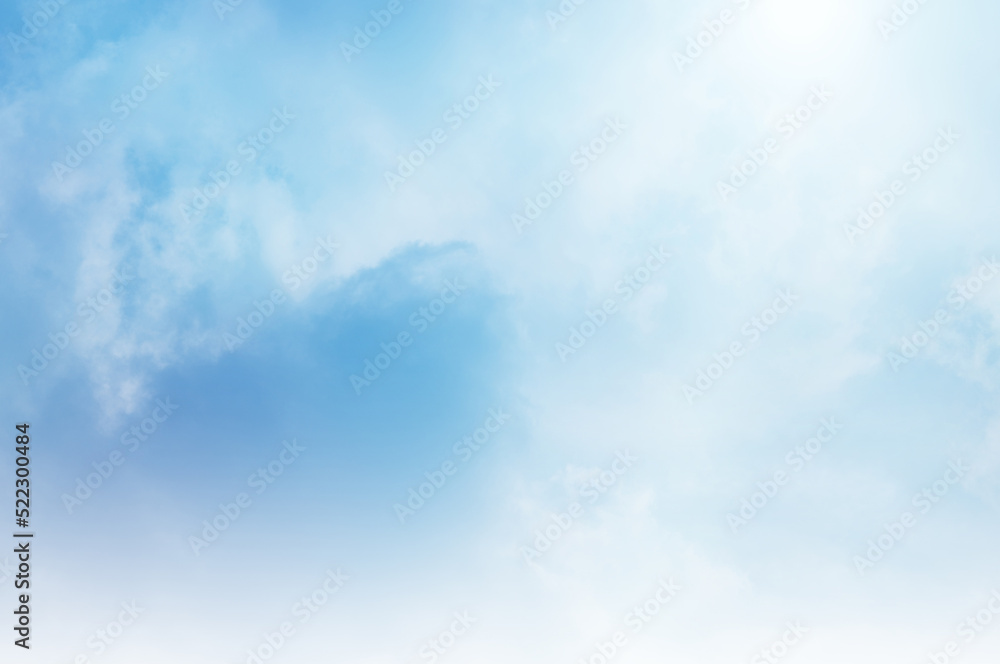 Blue sky with white cloud. The summer heaven is colorful clearing day Good weather and beautiful nature in the morning. Blue sky with white cloud. The summer heaven is colorful clearing day Good weather and beautiful nature in the morning.