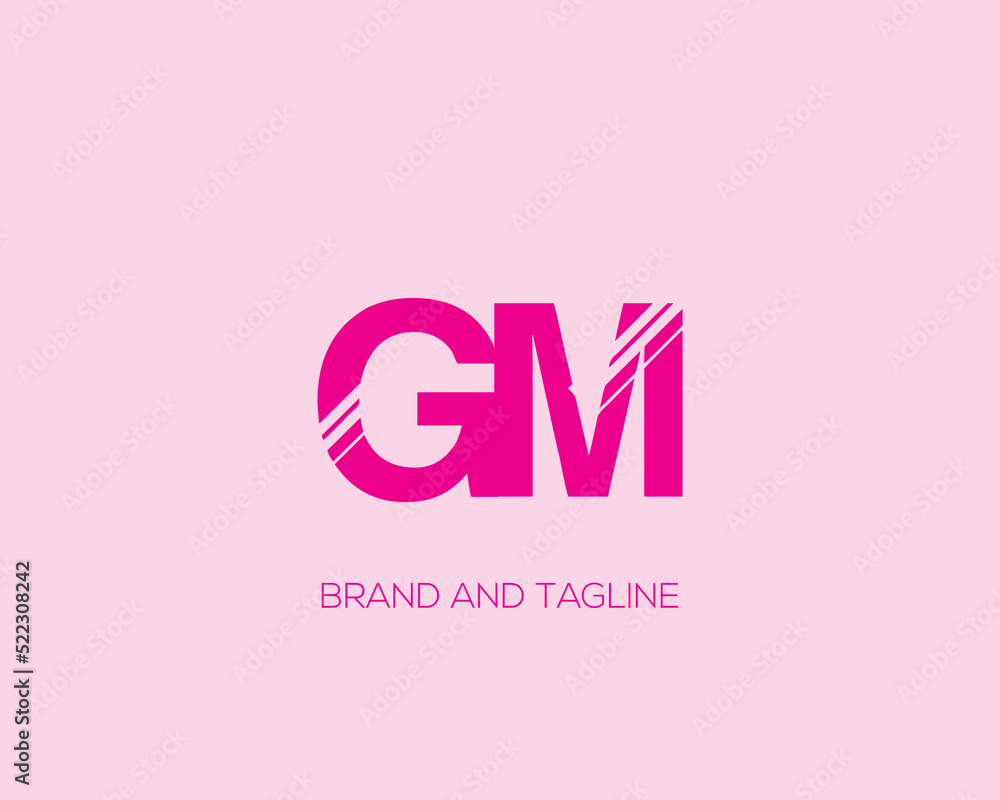 Premium Vector  Set of creative initials letter gm logo design