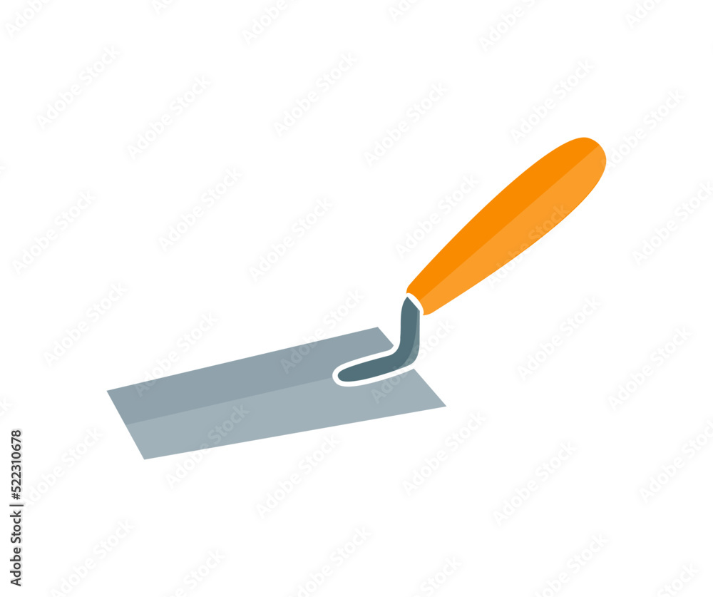 Plastering Trowel, template for home repair service or building company logo design. Trowel modern construction tools vector design and illustration.
Plastering Trowel, template for home repair service or building company logo design. Trowel modern construction tools vector design and illustration.