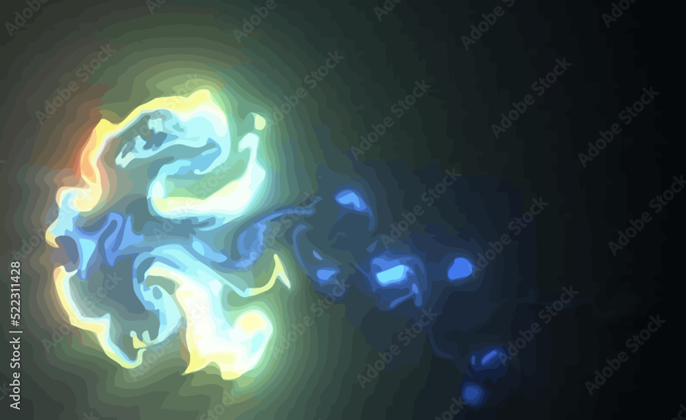 Fototapeta premium Fluid paint background