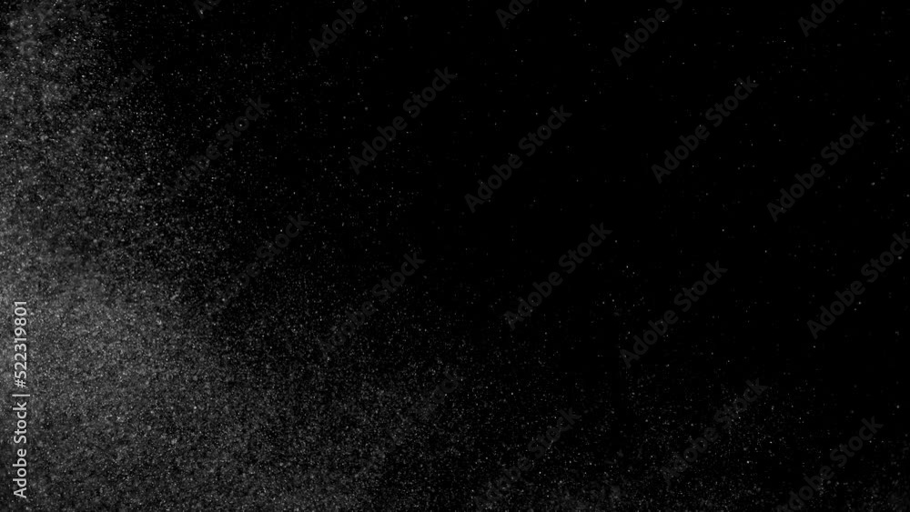 Abstract white smoke in slow motion.  Smoke, Cloud of cold fog