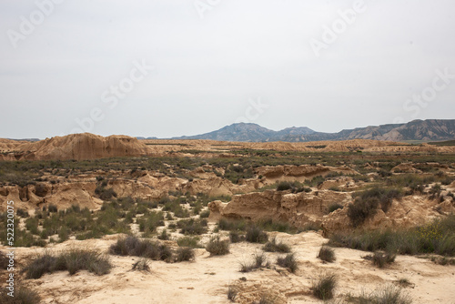 View at Bardenas desert Spain Navarre