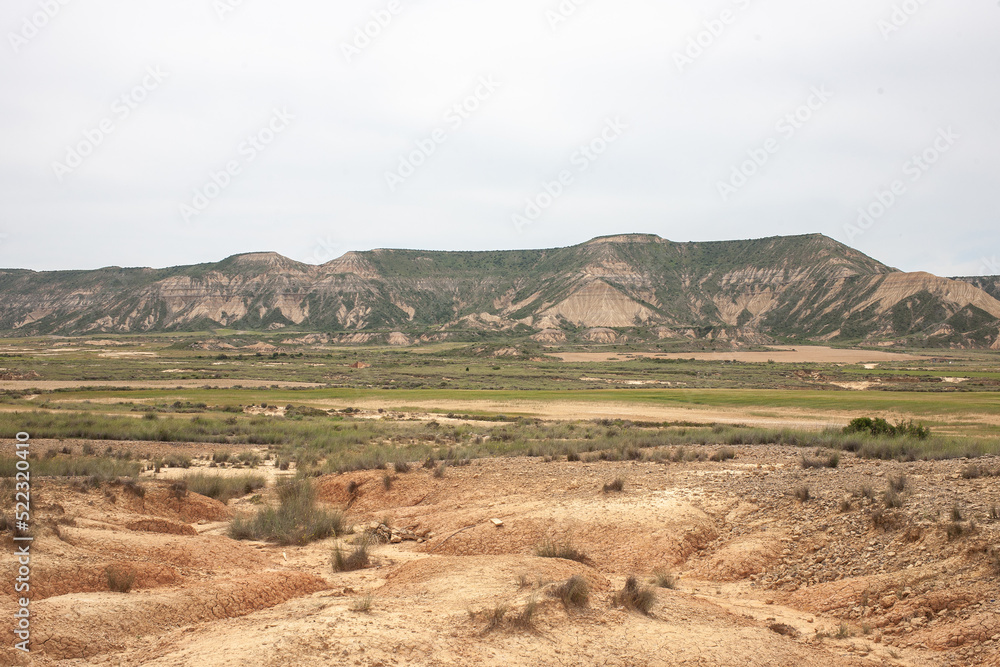 View at Bardenas desert Spain Navarre