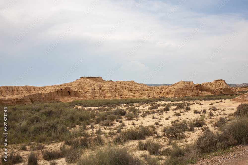 View at Bardenas desert Spain Navarre